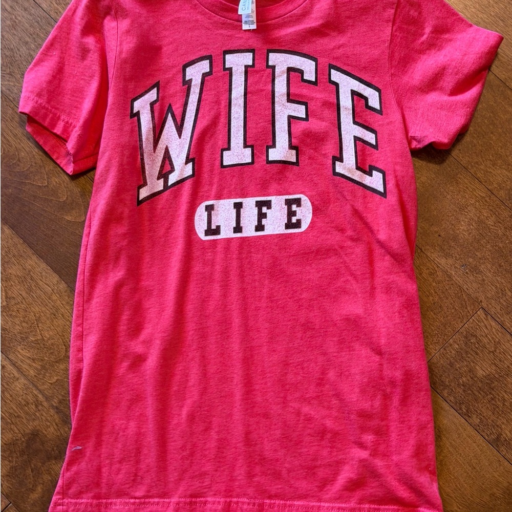 Bella Canvas Red Graphic Crewneck Tee